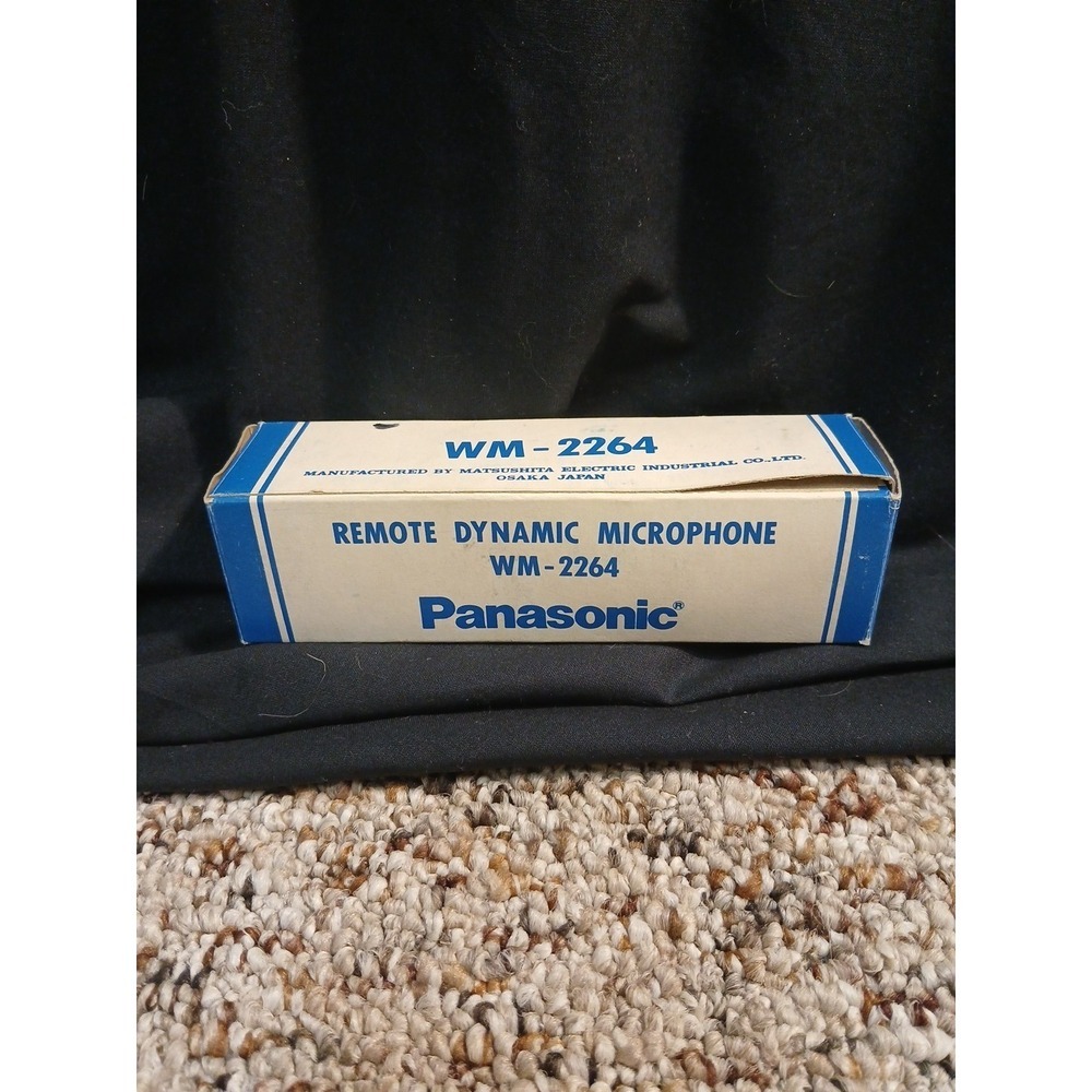 Vintage Panasonic WM-2264 Remote‎ Dynamic Microphone !!